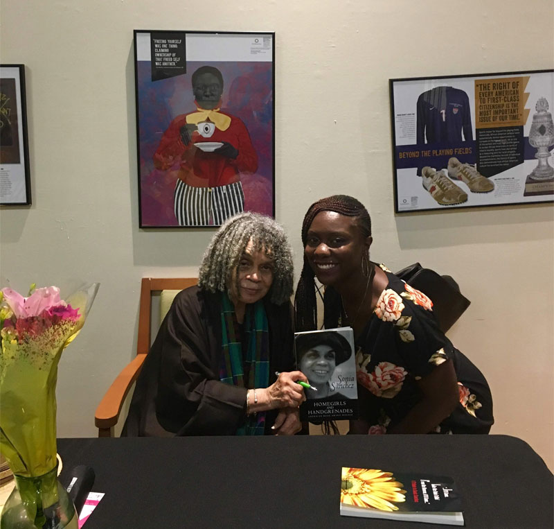 Sonia Sanchez and Sherrie Elle